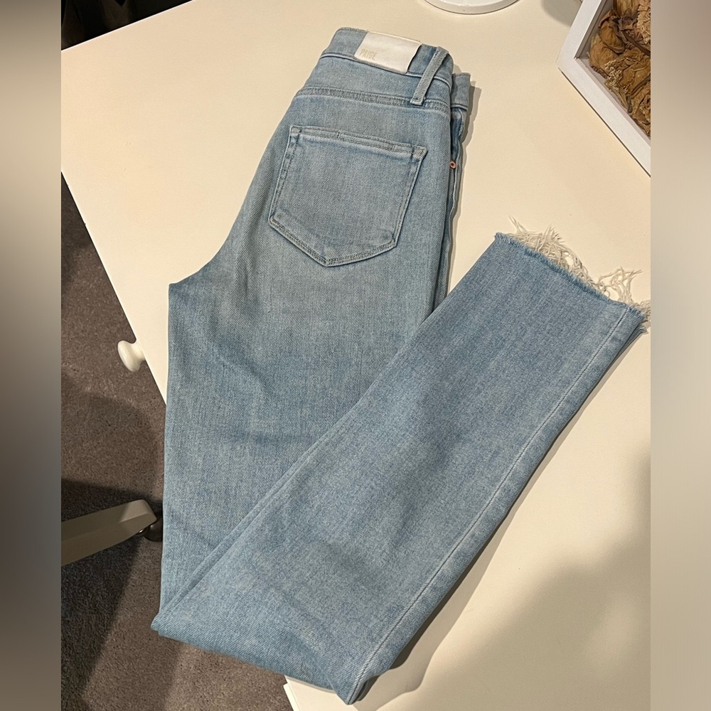 Paige Denim Sarah Slim Crop Jeans